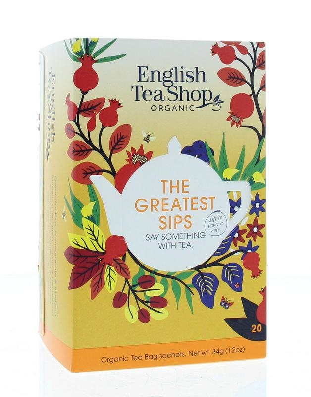 English Tea Shop English Tea Shop Greatest sips bio (20 Zakjes)