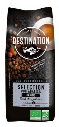 Destination Destination Koffie selection Arabica bonen bio (500 gr)