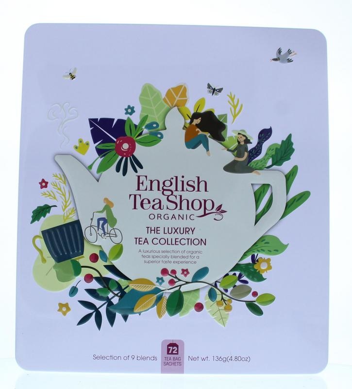 English Tea Shop English Tea Shop Luxury tea collection gift tin bio (72 st)