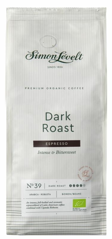 Simon Levelt Simon Levelt Espresso dark roast bonen bio (1000 gr)