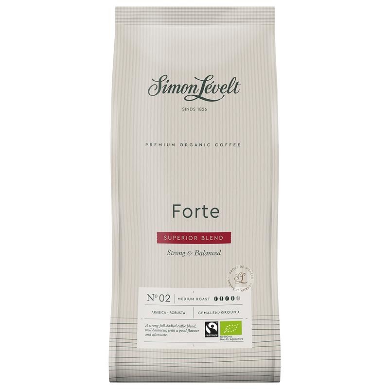 Simon Levelt Simon Levelt Forte superior blend gemalen koffie (1000 gr)