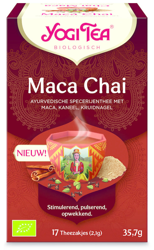 Yogi Tea Yogi Tea Maca chai bio (17 Zakjes)