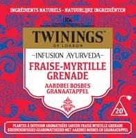 Twinings Twinings Ayurveda aardbei bosbes granaatappel (20 st)