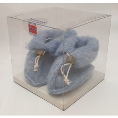 Natura Norway Noorse sloffen baby blauw kubus (1 Paar)