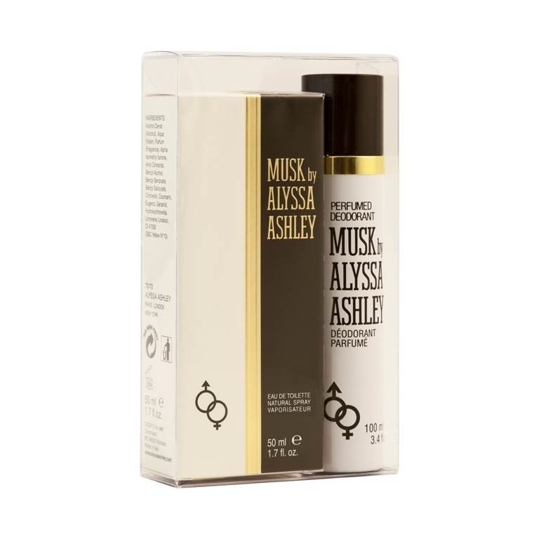 Alyssa Ashley Alyssa Ashley Musk eau de toilette 50ml & deodorant spray 100ml (1 Set)