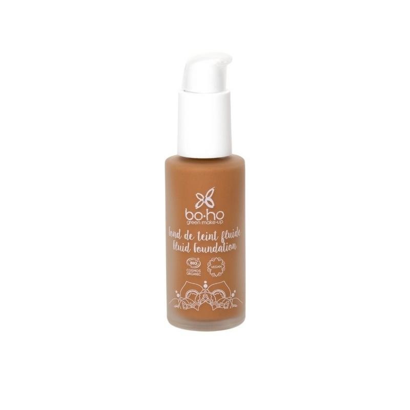 Boho Cosmetics Boho Cosmetics Liquid foundation 07 caramel brun (30 ml)