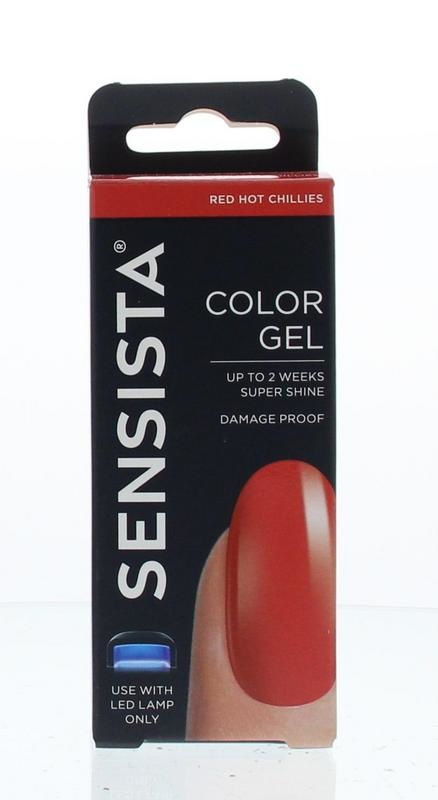 Sensista Sensista Color gel red hot chillies (7,5 ml)