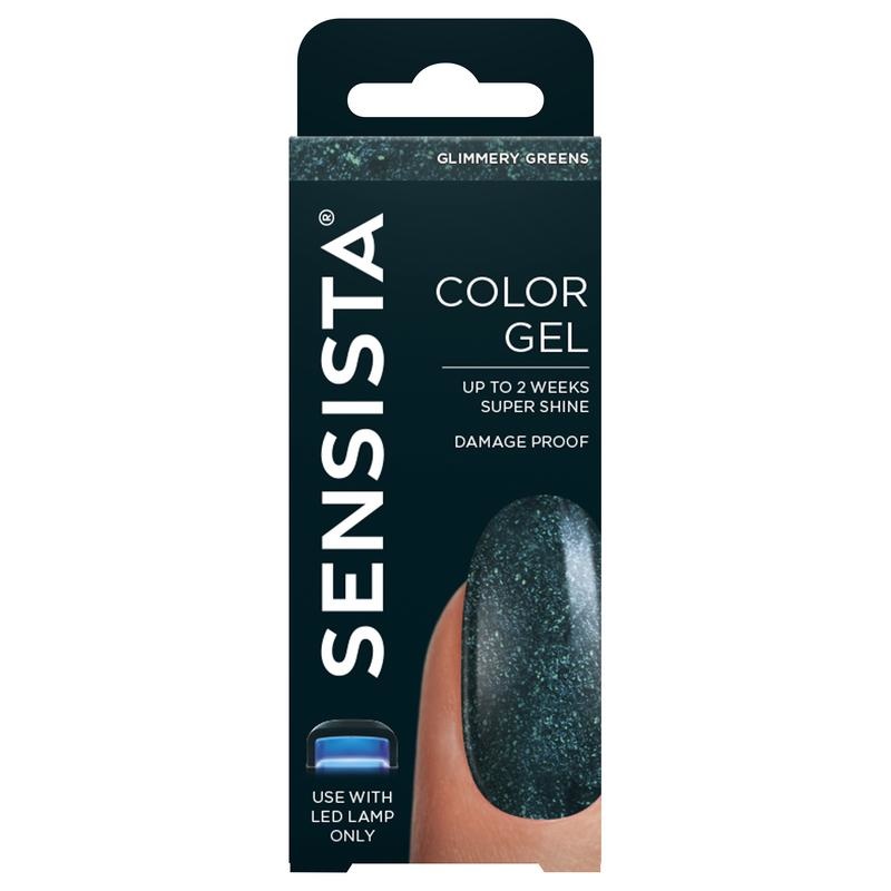 Sensista Sensista Color gel glimmery greens (7,5 ml)