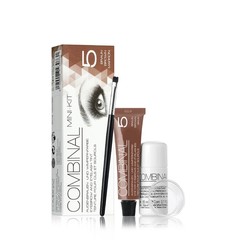 Combinal Wenkbrauwen wimperverf kit bruin (1 Set)