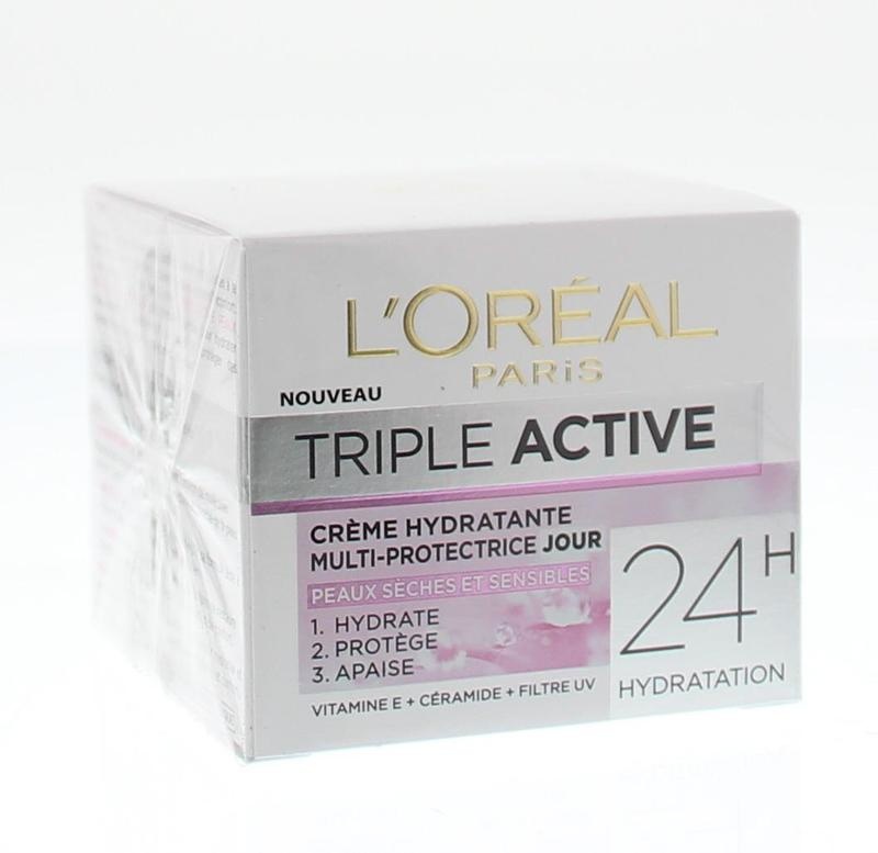 Loreal Loreal Dermo expertise triple active droog/gev dagcreme (50 ml)