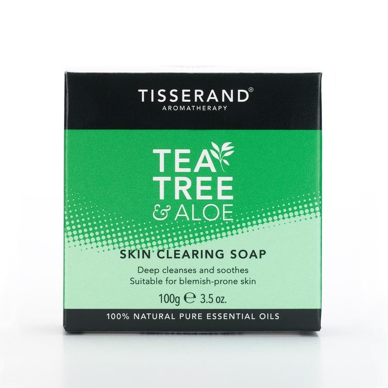 Tisserand Tisserand Skin clearing soap tea tree aloe (100 gr)