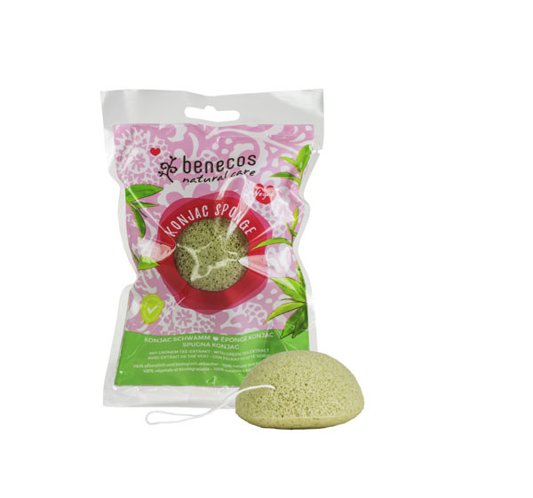 Benecos Benecos Konjac spons green tea (1 st)