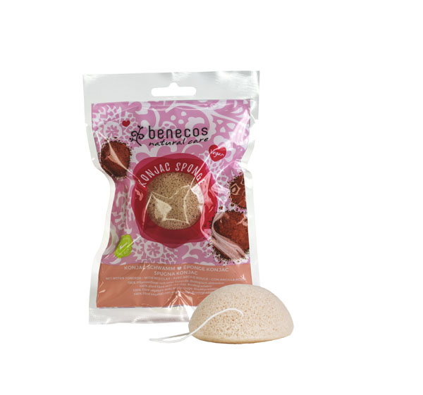 Benecos Benecos Konjac spons red clay (1 st)