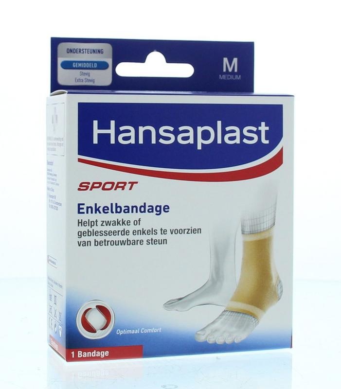 Hansaplast Hansaplast Sport enkelbandage medium (1 st)