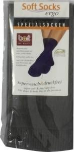 GM Soft socks grijs 23 cm XL (1 stuks)
