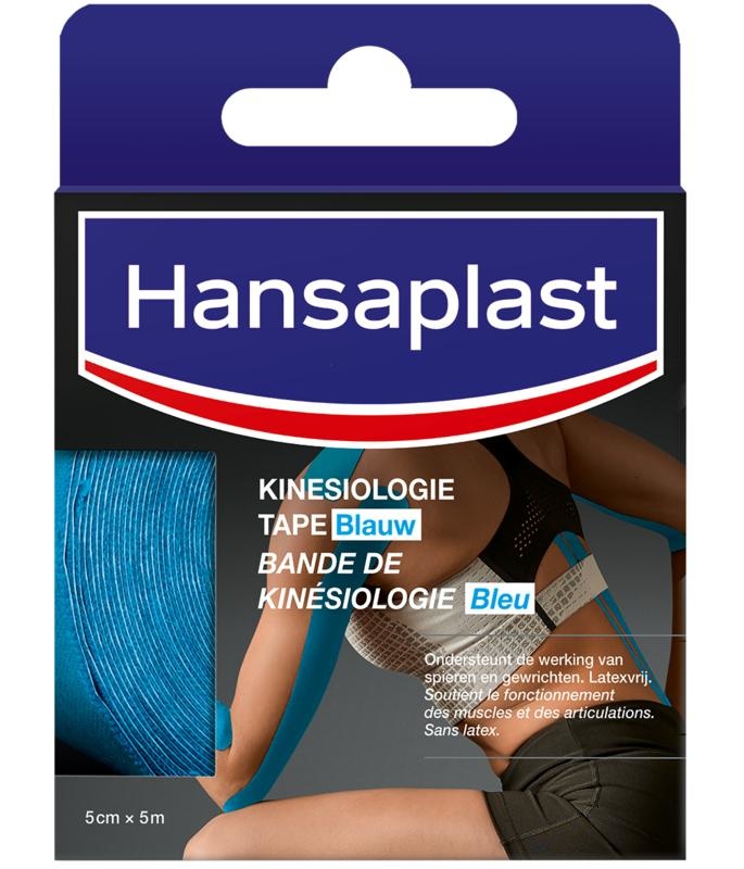 Hansaplast Hansaplast Kinesio tape blauw (1 st)