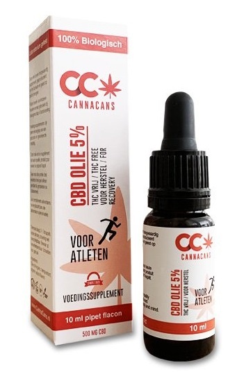 Cannacans Cannacans CBD Olie 5% atleten (10 ml)