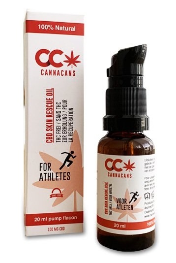 Cannacans Cannacans CBD SOS rescue olie atleten (20 ml)