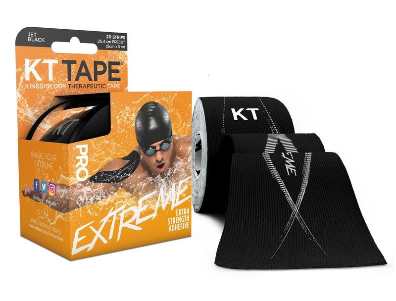 KT Tape KT Tape Pro extreme precut 5 meter zwart (20 st)