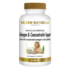 Golden Naturals Geheugen & Concentratie Support