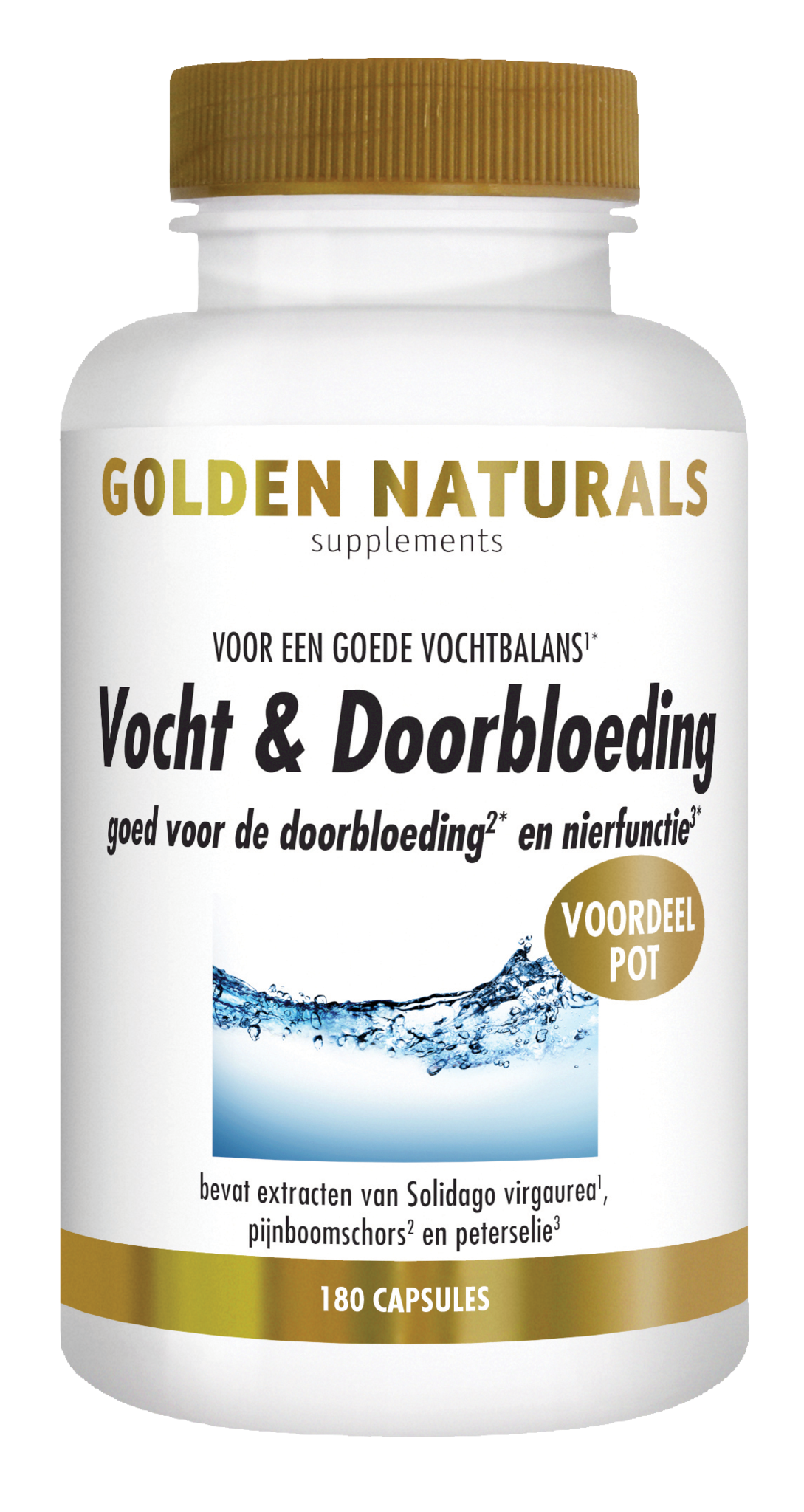Golden Naturals Vocht & Doorbloeding Golden Naturals Vocht & Doorbloeding