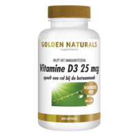 Golden Naturals Golden Naturals Vitamine D3 25 mcg