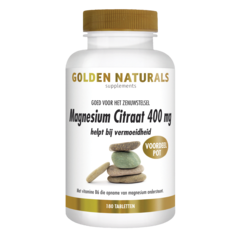 Golden Naturals Magnesium Citraat 400 mg