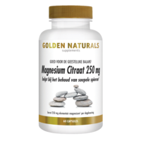 Golden Naturals Golden Naturals Magnesium Citraat 250 mg