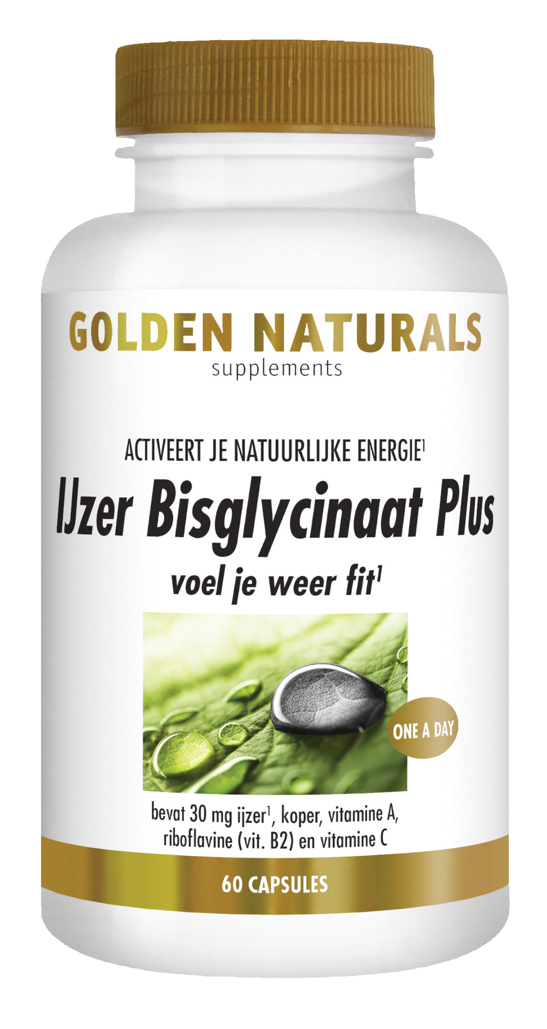 Golden Naturals Golden Naturals IJzer Bisglycinaat Plus