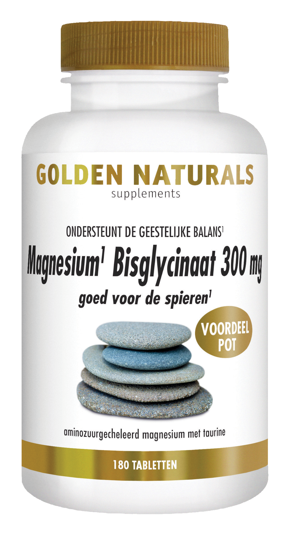 Golden Naturals Magnesiumbisglycinaat 300 mg