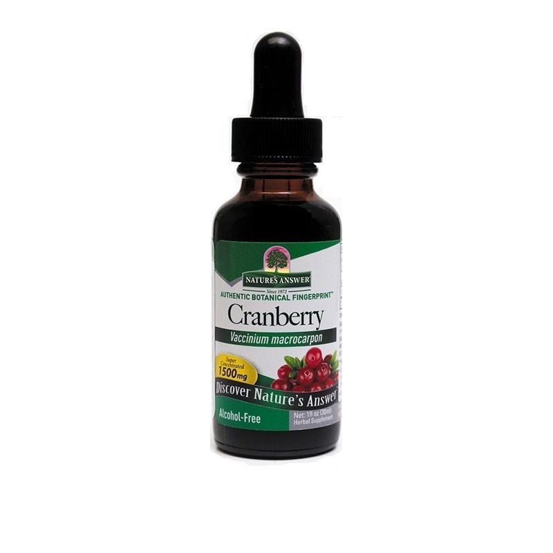 Natures Answer Natures Answer Cranberry extract alcoholvrij 1:1 (30 ml)