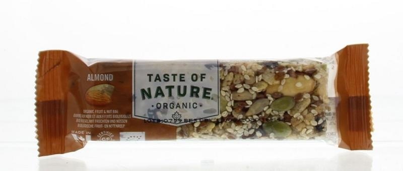 Taste Of Nature Taste Of Nature Almond granenreep bio (40 gr)