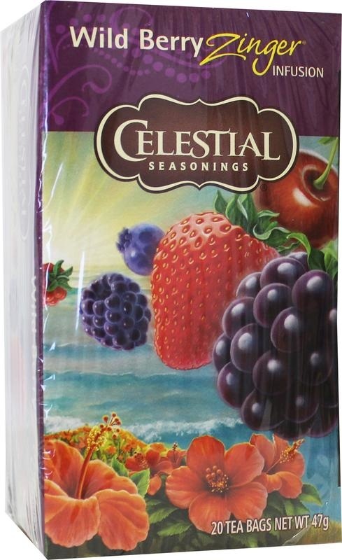 Celestial Season Celestial Season Wild berry zinger herb tea (20 Zakjes)