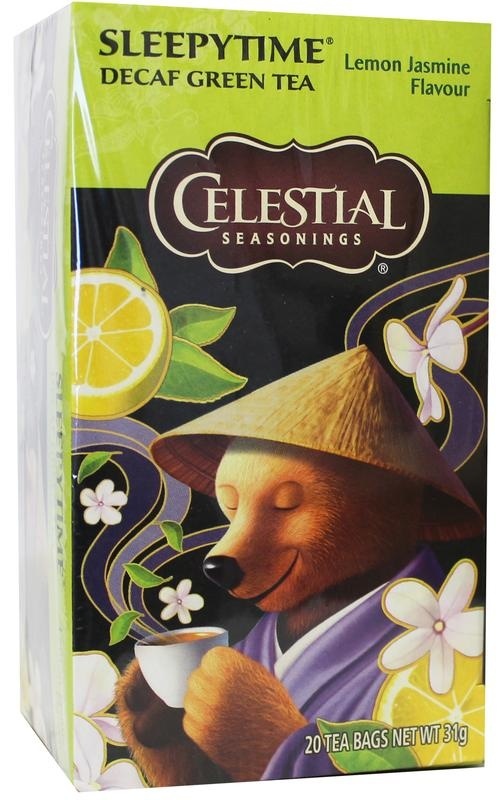 Celestial Season Celestial Season Sleepytime decaf green tea lemon jasmine (20 Zakjes)