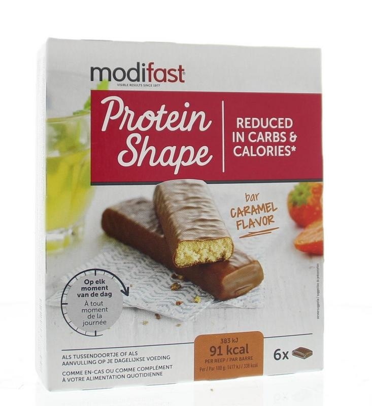 Modifast Modifast Protein shape reep karamel (162 gr)