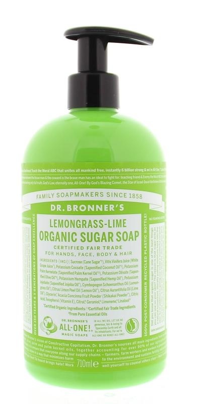 Dr Bronners Dr Bronners Shikakai zeep citrus limoen (710 ml)