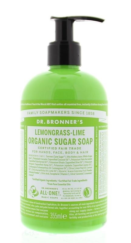 Dr Bronners Dr Bronners Shikakai zeep citrus limoen (355 ml)