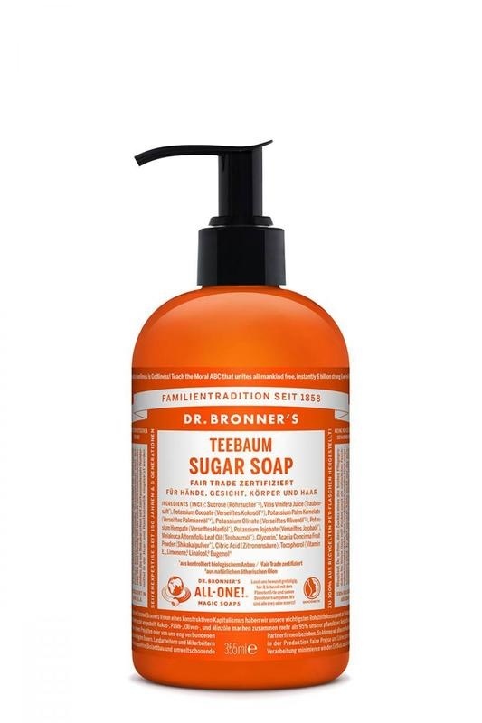 Dr Bronners Dr Bronners Shikakai zeep tea tree (355 ml)