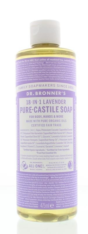 Dr Bronners Dr Bronners Liquid soap lavendel (475 ml)