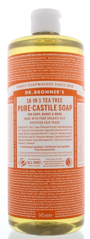 Dr Bronners Dr Bronners Liquid soap tea tree (945 ml)