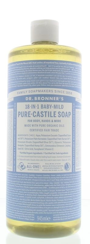 Dr Bronners Dr Bronners Baby liquid soap neutral mild (945 ml)