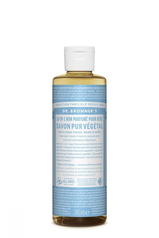 Dr Bronners Dr Bronners Liquid soap baby mild (240 ml)