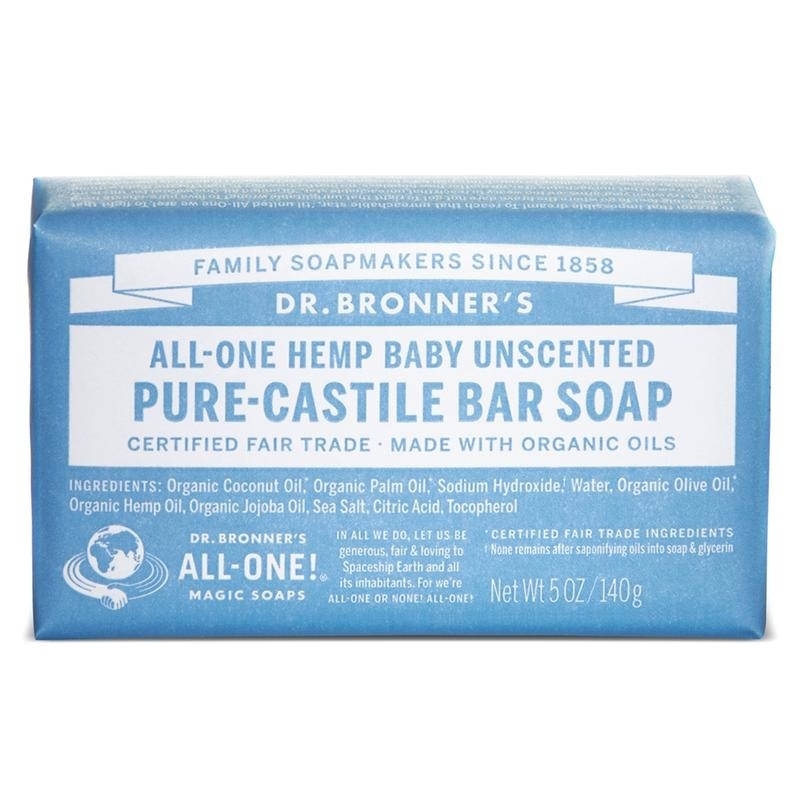 Dr Bronners Dr Bronners Barsoap baby mild (140 gr)