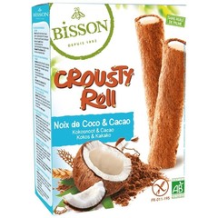 Bisson Crousty roll kokos cacao bio (125 gr)