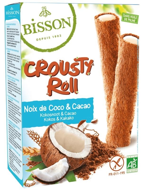 Bisson Bisson Crousty roll kokos cacao bio (125 gr)