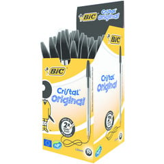BIC Cristal pennen zwart doos (50 stuks)
