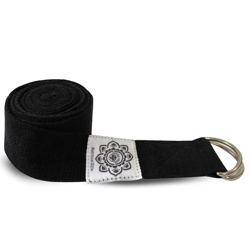 Green Tree Green Tree Yoga riem zwart 250cm (1 st)