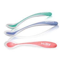 Nuby Nuby Warmtegevoelige lepel met zachte rand (4 st)