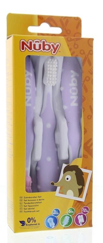 Nuby Nuby Tandenborstelsetje (3 st)