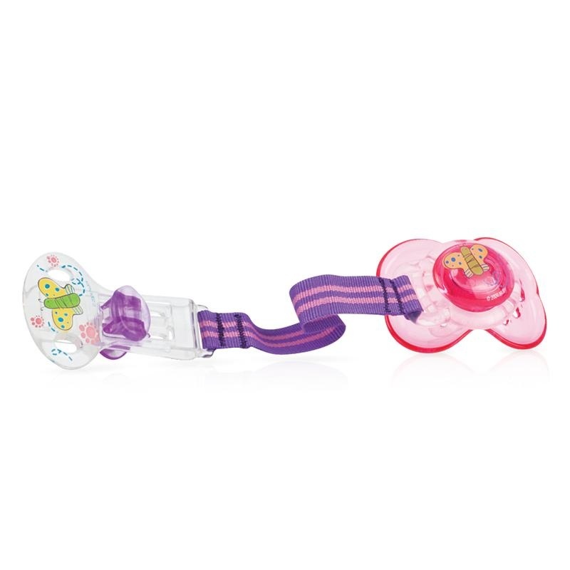 Nuby Nuby Velcro fopspeenlint pacifinder (1 st)